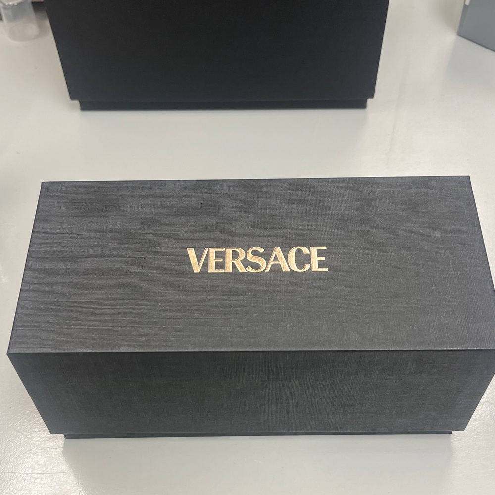 Versace Black Box with Gold Logo